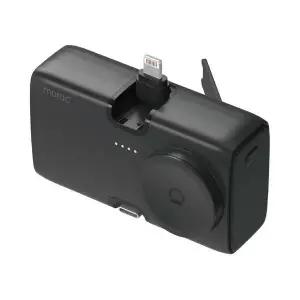 아트박스/오피스큐 4IN1 8핀 C타입 애플워치 보조배터리 5000mAh(블랙)