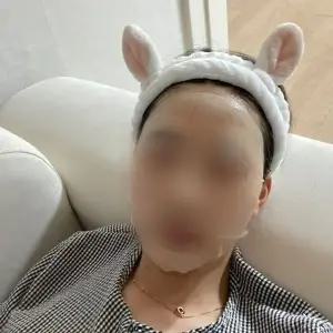 머리고정 토끼 세안밴드 화이트 (WFKBIK3)