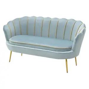 2인 소파 조개 북유럽 쇼파 패브릭 라운지