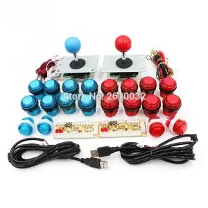 오락기 버튼 수리 부품 교체용 조이스틱 게임기 표준 푸시 기계 고전게임 레트로