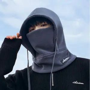 완전무장 남녀공용 투톤 방한 후드넥워머 모자 스카프 해당없음