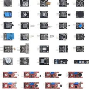 YELUFT 37 in 1 센서 모듈 키트 Arduino IDE UNO R3 MEGA 나노 라즈베리 파이 STM32와 호환되는 모음