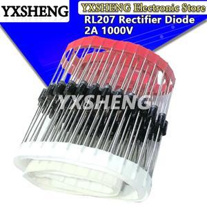 100피스 RL207 정류기 다이오드 DO-15 2A 1000V