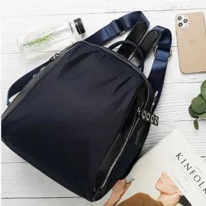 [하프클럽/]여자 아줌마 백팩 크로스 스트랩 포켓 가방 네이비