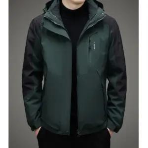 남성점퍼 트렌디 아이템 바람막이 가을 추동 3 in 기모 재킷 코트 캐주얼 야상 후드 HT4