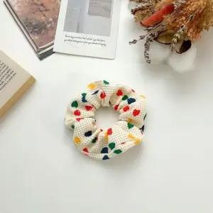 도트 곱창 머리끈 컬러 헤어악세서리 여름 머리장식 (WFKBJIJ)