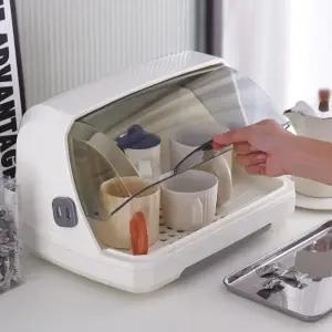 뚜껑식 그릇 컵 접시 식기 싱크대 젖병 설거지 건조대 WNd7+5fDg