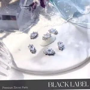 지르콘 네일 파츠 헥사 크리스탈 손톱 장식 네일아트 (WFKBJHB)