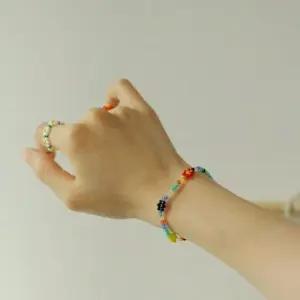 여름액세서리 유행팔찌 꽃팔찌 레이어드팔찌 3종 (WFKBNNG)