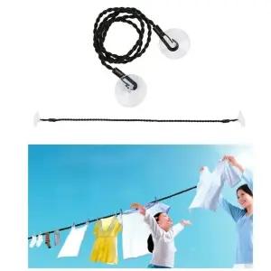 벽부착 흡착식 휴대용 여행 캠핑 빨래줄 캠핑 건조줄 (WFKBQSZ)