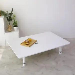 4모던 화이트풍 높이조절 접이식테이블 밥상 12080 WB45808