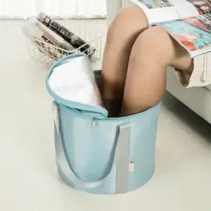 하이풋 접이식 족욕 바스켓 30x30cm/족욕기/발/마사지/찜질기/습식/족욕/통/맛사지/족탕기/대야/휴대용