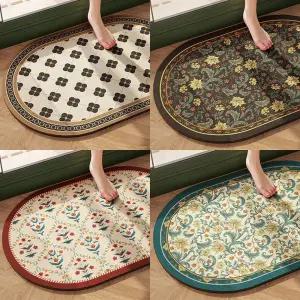 흡수력좋은 빨아쓰는 규조토 발매트 레트로 4종 규조토발매트