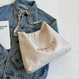 대학생숄더백 데일리숄더백 크림 여성 여자숄더백 WFIL6OR