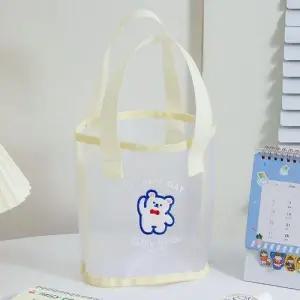 매쉬가방 메쉬 여성여름가방 하얀곰 피크닉 가벼 WFIL6PW