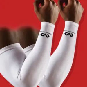 맥데이비드 팔 암 롱 슬리브 축구 자외선 화이트 S/M