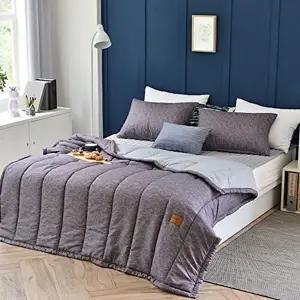 더크린 프리허그 면 차렵이불 Q차콜 단품 (KYR-WB84968)