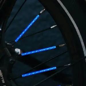 스틱 컬러 라이딩 반사 야간 휠 자전거 (WFKBLEZ)