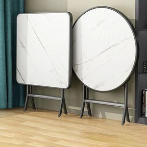 접이식 테이블 카페 화이트 원형 원탁 경량 하이 식탁 탁자 72 설산 60 폴딩