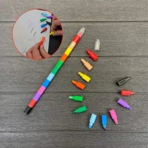 색연필 채색 재료 조립식 미술 스케치 도구 그리기 연