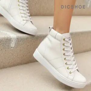 [딕슈] 여성 키높이 하이탑 운동화 7cm SKWS365