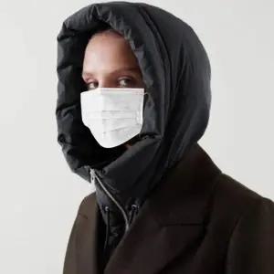 2컬러 데일리 남녀공용 고보온 겨울 바라클라바 패딩형 후드