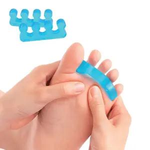 실리콘 발가락 벌리개 분리기 사이 벌리기 발가락링 패드 끼우개 보호대 운동