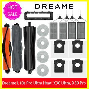 Dreame L10S Pro Ultra Heat X30 Plus 예비 부품 액세서리 브러시 필터  천 먼지 봉투