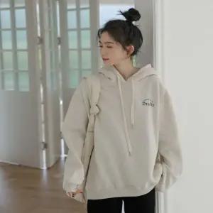 여성 겨울 기모안감 후드티셔츠 오버핏 기모후디티 맨투맨 티셔츠 기모 겨울 후드