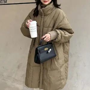 겨울 여자 하이넥 캐주얼 롱패딩 데일리 아우터