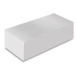 1PCS 알루미늄 바 2x4x8 인치 플랫 6061 솔리드 압출 선반 재고 평판 산업용 DIY 공예용 범용 플레이트