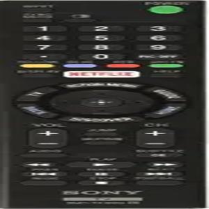 오리지널 소니 LED 스마트 TV 리모컨 RMT-TX100U 넷플릭스