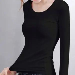 가벼운 2컬러 슬림티셔츠 여자티셔츠 겨울 기모티셔츠 라운드티셔츠 티 여성