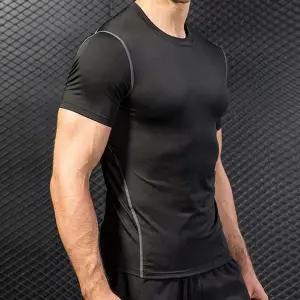 [하프클럽/]남자 심플 운동복 트레이닝복 헬스 런닝 반팔 티셔츠