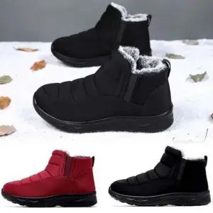 방한 방한 웜슈즈 스타일 앵클 퍼부츠 남성 여성 방한화 보온부츠 방한부츠 미끄럼방지 패딩부츠