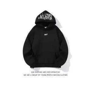 픽호샵 남자 키작남 맨투맨 가을 겨울 트렌드 자수 기모 보드 커플 후드 꾹4