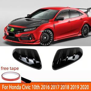 파리 자동차 후방 미러 윙 캡 트림 -  호환 10세대 시빅 - 맞춤형 외부 도어 케이스 추가 장착품