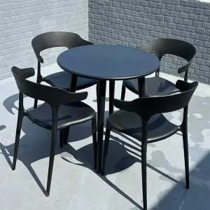 테이블세트 의자 티테이블 인테리어 야외 캠핑 원목