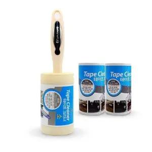 고품질 2개입 리필테이프 10cmx10m 소형 테이프 휴대용청소도구 (WFKDJMW)