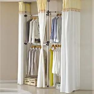 수납옷걸이 B형드레스룸 B형 4단 드레스룸행거 4단수납행거 정리 (WFKDJ26)