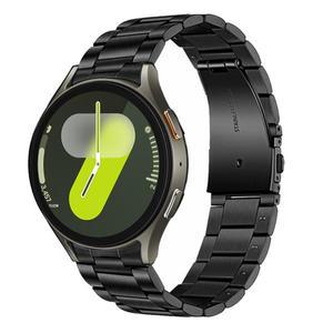 삼성 갤럭시 워치 7 6 5 4 40mm 44mm 5Pro 45mm용 오리지널 메탈 스트랩 스테인리스 스틸 브레이슬릿 갤럭