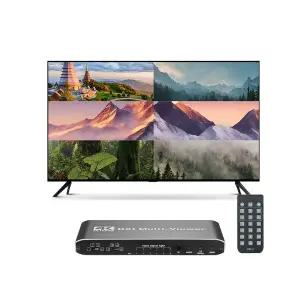 [BITRO]6x1 HDMI 멀티뷰어 화면분할기 / 6개 채널 동시출력 4K