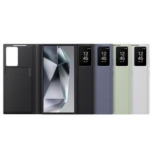 삼성 갤럭시 S24 울트라 S 뷰 플립 스마트 케이스, 갤럭시 S24, S24 플러스용, LED 클리어 커버, 윈도우 폰