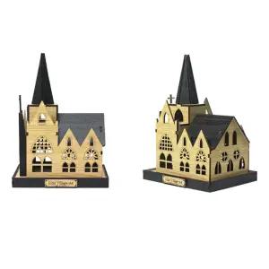 미니빌리지성당 나무모형 DIY 건축조립키트 입체퍼즐만들기 DIY만들기 3D만들기 DIY어처하우스 DIY집만들기