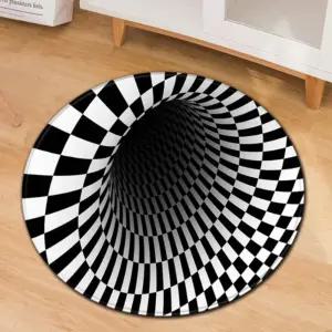 트랩존 3D 입체 착시매 100cm장식용 거실 인테리어 카펫 놀이 바닥