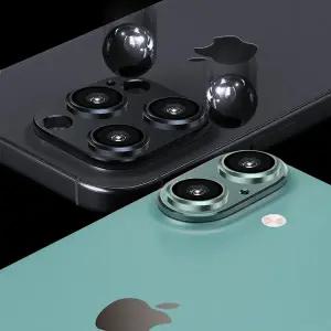 아이폰16 9H 프리미엄 메탈 카메라 풀커버 보호 필름