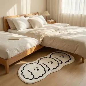 발매트 애니멀 동물 욕실 미끄럼 방지 러그 북유럽 스타일 40x120실내 쇼파밑카페 침대 인테리어카펫 원룸