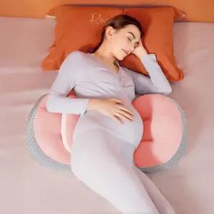 임산부용 허리보호 바디필로우 쿠션 휴대용 태아보호 임신베개 출산선물