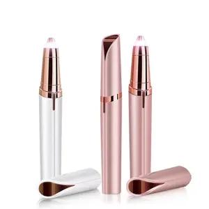 전동 눈썹정리기 AD-S806 잔털 솜털셀프미용 다듬는방법 가위 다듬기 소품