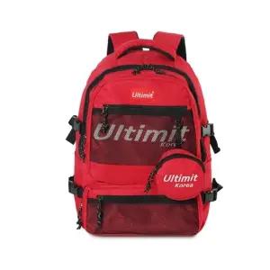 고품질 학생 커플 파우치 책가방 백팩 가방 레드 고등학생백팩 (WFKDXPZ)